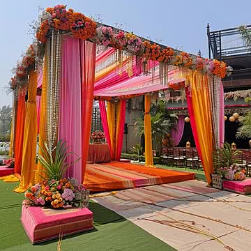 Mandap Setup 1
